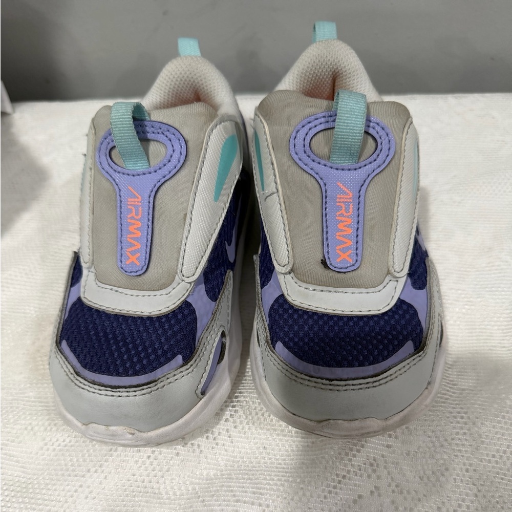 Nike Kids Sneakers - Blue, Gray, and Purple